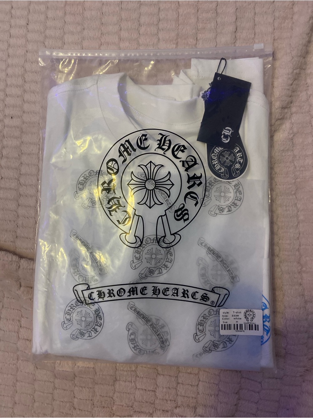 Chrome Hearts White Kids Graphic Logo Tee